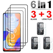 Tempered Glass για Xiaomi Redmi Note 11 Pro 5G Note 11T 11E Pro Screen Protector Φιλμ φακού κάμερας για Redmi Note 11S Glass