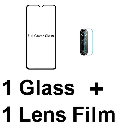6 vienā rūdīts stikls priekš Xiaomi Redmi Note 8 Pro 8 2021 Note 7 Pro Redmi 8A 7A 7 Lens Film Ekrāna aizsargs Redmi Note 8T Glass