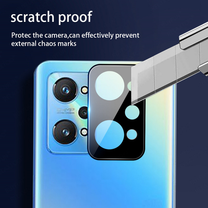 Για Realme GT Neo 3T Θήκη 3D κυρτή πίσω κάμερα Προστατευτικό γυάλινο δακτύλιο Realmi GTNeo 2 Neo2 GT Neo3T GT2 Πίσω κάλυμμα βάσης