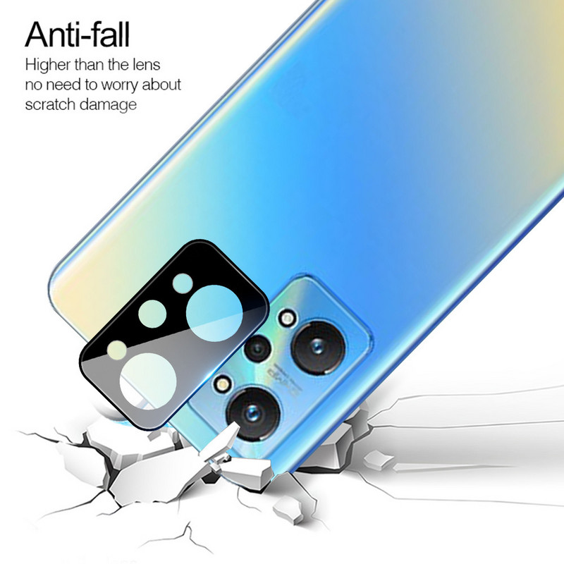 Για Realme GT Neo 3T Θήκη 3D κυρτή πίσω κάμερα Προστατευτικό γυάλινο δακτύλιο Realmi GTNeo 2 Neo2 GT Neo3T GT2 Πίσω κάλυμμα βάσης