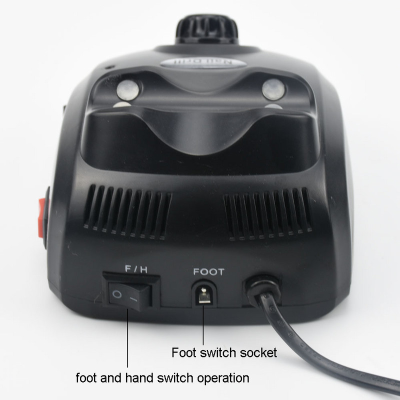 Elektrinė manikiūro mašina 35000/20000 RPM nagų gręžimo rinkinys Nagų dailės šlifavimo dildės gelis odelių valiklis Keraminis pjoviklis nagų dailės įrankiai