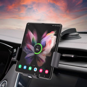 Stalak za bežični punjač za automobil sa automatskim stezanjem za Samsung Galaxy Z Fold 3 4 vivo X fold iPhone 13Max Držač telefona za montiranje na otvor za ventilaciju
