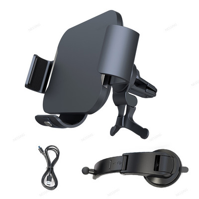 Stalak za bežični punjač za automobil sa automatskim stezanjem za Samsung Galaxy Z Fold 3 4 vivo X fold iPhone 13Max Držač telefona za montiranje na otvor za ventilaciju