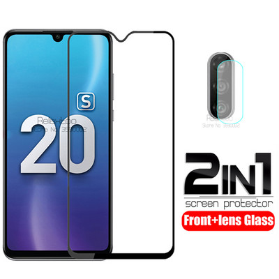 2 в 1 обектив на камерата Glass on honor 20s закалено стъклено протекторно стъкло За huawei Honor 20S Honer 20 s MAR-LX1H защитно фолио