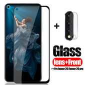 Κάμερα ασφαλείας 2-σε-1 Glass honor 20 Protective glass For huawei honor 20 pro Glass On honor20 YAL-L21 YAL-L41 Προστατευτικό φακού Φιλμ