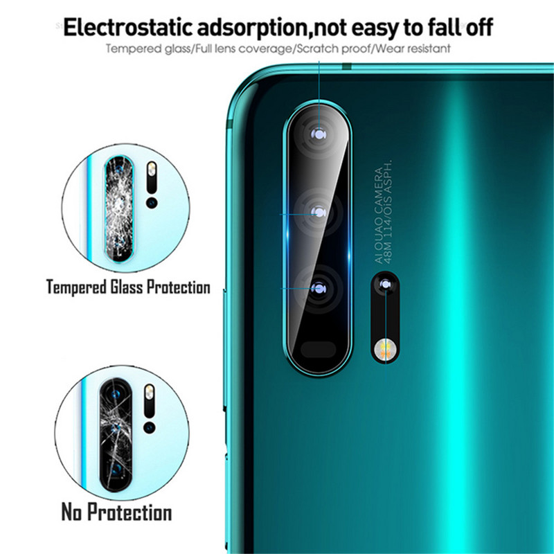 Κάμερα ασφαλείας 2-σε-1 Glass honor 20 Protective glass For huawei honor 20 pro Glass On honor20 YAL-L21 YAL-L41 Προστατευτικό φακού Φιλμ