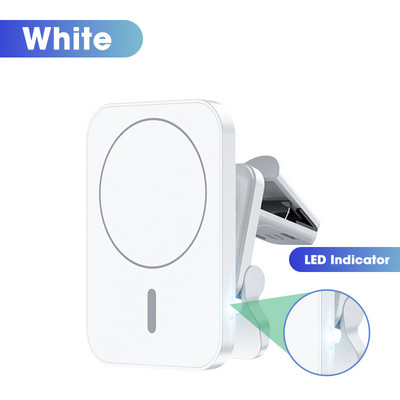 30 W magnetilised juhtmevabad laadijad auto õhuventilaatoriga telefonihoidik kiirlaadimisjaam IPhone 12 13 Pro Max Macsafe QI laadija jaoks