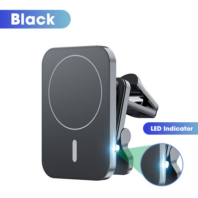 30 W magnetilised juhtmevabad laadijad auto õhuventilaatoriga telefonihoidik kiirlaadimisjaam IPhone 12 13 Pro Max Macsafe QI laadija jaoks