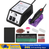 20000 RPM elektriniai nagų gręžimo rinkiniai Mašinų dildė nagų frezavimo pjaustytuvas manikiūro mašina pedikiūro gręžimo rinkinys nagų gręžimo lako įrankiai