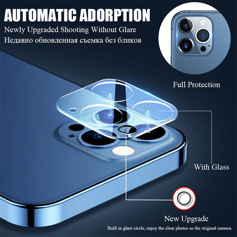 6 u 1 kaljeno staklo za iphone 14 Pro Max Zaštitno staklo za zaslon Full Cover Glass 3D film za objektiv kamere za Apple iphone 14 Plus staklo