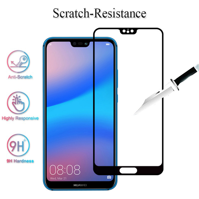 3D Full Cover Tempered Glass for Huawei P20 Lite Glass Screen Armor Protector Film στο Hawei P 20 Pro 20Pro 20lite light Glas