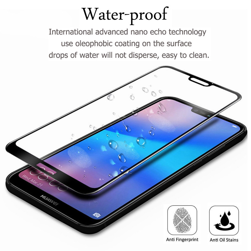 3D Full Cover Tempered Glass for Huawei P20 Lite Glass Screen Armor Protector Film στο Hawei P 20 Pro 20Pro 20lite light Glas