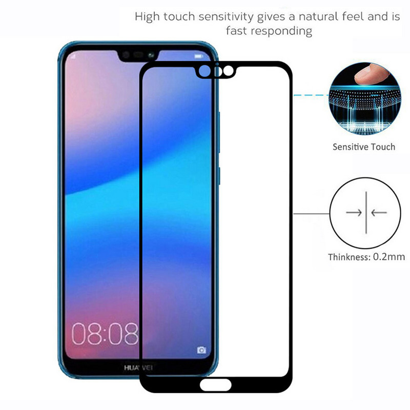 3D Full Cover Tempered Glass for Huawei P20 Lite Glass Screen Armor Protector Film στο Hawei P 20 Pro 20Pro 20lite light Glas