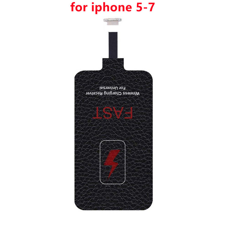 Bezdrôtová nabíjačka 5V/2A 10W Qi Fast pre iPhone 7, 6, 5, Samsung Huawei Xiaomi Type-C Micro USB Qi C Basic Connector