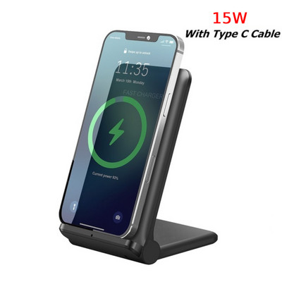 20W 2 v 1 rýchla bezdrôtová nabíjačka s indukčným nabíjacím stojanom pre Samsung S21 S22 pre iPhone 14 13 12 11 Pro Max XR X 8 Airpods Pro