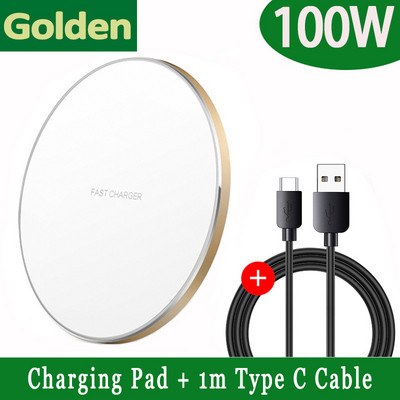 NOU încărcător fără fir de 100 W pentru iPhone 13 12 11 Xs Max X XR 8 Plus Pad de încărcare rapidă pentru Ulefone Doogee Samsung Xiaomi Huawei etc.