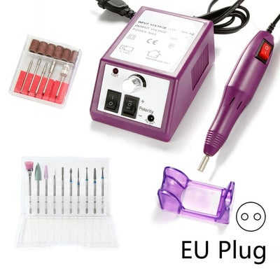Pro körömfúró manikűr gép 10db maró készlet elektromos körömfúró géllakk pedikűr körömreszelő szerszámok