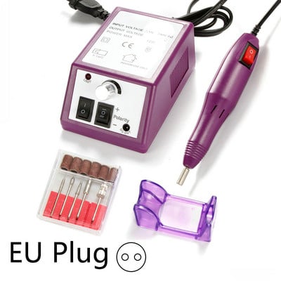 Pro körömfúró manikűr gép 10db maró készlet elektromos körömfúró géllakk pedikűr körömreszelő szerszámok