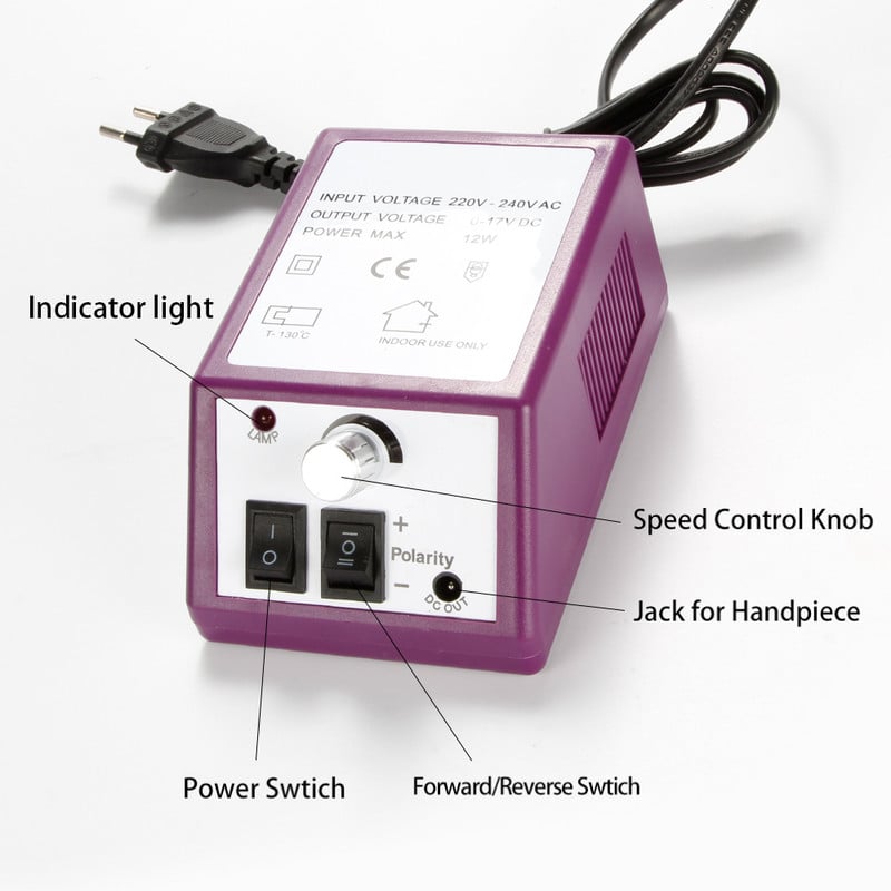 Pro körömfúró manikűr gép 10db maró készlet elektromos körömfúró géllakk pedikűr körömreszelő szerszámok