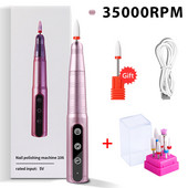 Slefuit electric de 35000 rpm pentru manichiura pedichiura Pila de unghii Dispozitiv pentru indepartarea ojei cu gel Freza pentru masina de gaurit unghii de salon de arta unghiilor