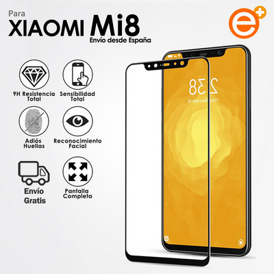 Пълен закален стъклен протектор на екрана за Xiaomi Mi 8 Защитно стъкло за смартфон