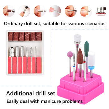 Professional Nail Sander Electric Manicure Set Εργαλεία Μανικιούρ Μηχανή για τρυπάνι νυχιών Gel Polisher Drill Pen Apparatus Gel Remove