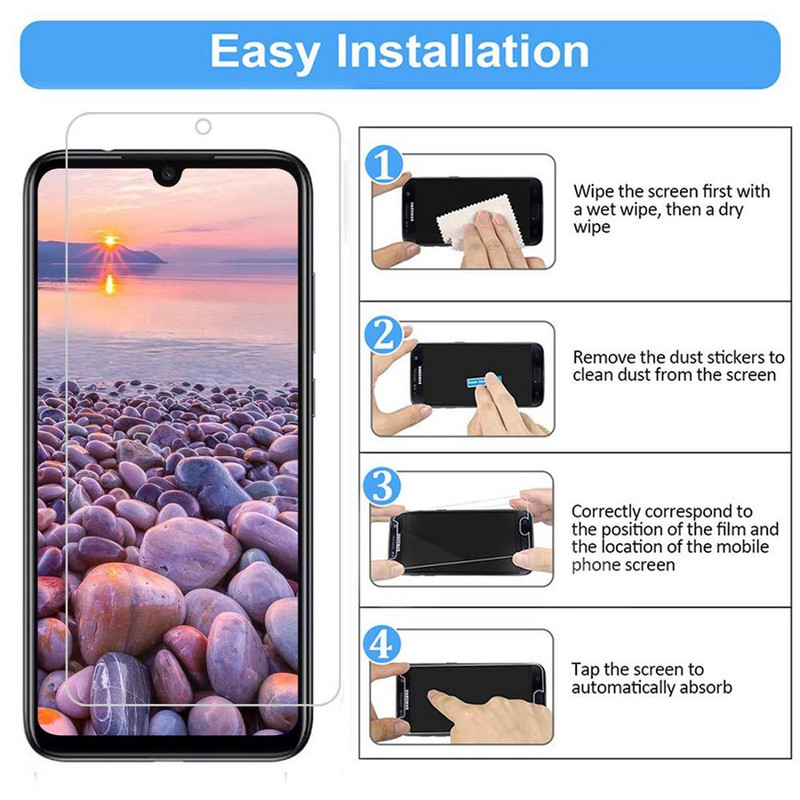Προστασία οθόνης Full Tempered Glass για Xiaomi Redmi Note 7 Προστασία γυαλιού ασφαλείας για Smartphone