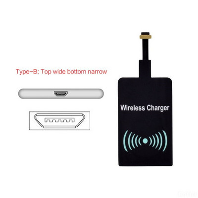 Qi Wireless Chargeing Transmitter+ Qi Receiver for Apple iPhone 4 5 5S SE 6 6S Wireless Charger Pad Kit for iPhone 7 7 Plus 8