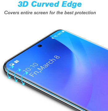 Пълен протектор от закалено стъкло за защитно стъкло за Samsung S20 за смартфон