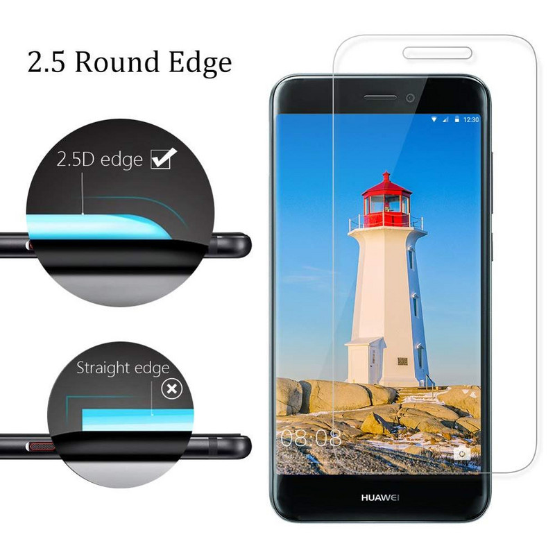 Προστατευτικό οθόνης Full Tempered Glass για Huawei P8 lite 2017 Προστασία γυαλιού ασφαλείας για Smartphone