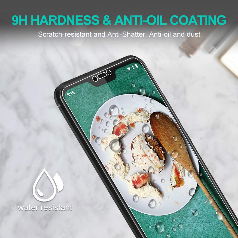 Προστατευτικό οθόνης Full Tempered Glass για Xiaomi Mi A2 Lite Redmi 6 Pro Προστασία γυαλιού ασφαλείας για smartphone