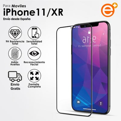 Προστατευτικό οθόνης Full Tempered Glass για iPhone 11 XR Προστασία γυαλιού ασφαλείας για Smartphone