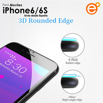 Προστατευτικό οθόνης Full Tempered Glass για iPhone 6 6S Προστασία γυαλιού ασφαλείας για Smartphone