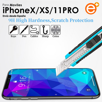 Пълен протектор от закалено стъкло за iPhone X XS 11 Pro Защитно стъкло за смартфон
