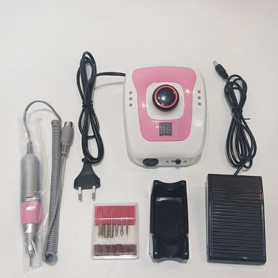 65 W teljesítményű elektromos körömfúró szerszám manikűr géphez Nail Art Reszelő körömfúró szerszám pedikűr készülék köröm kellékekhez