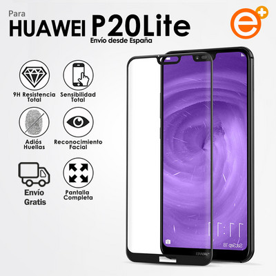 Пълен закален стъклен протектор за екран за смартфон Huawei P20 Lite Защитно стъкло