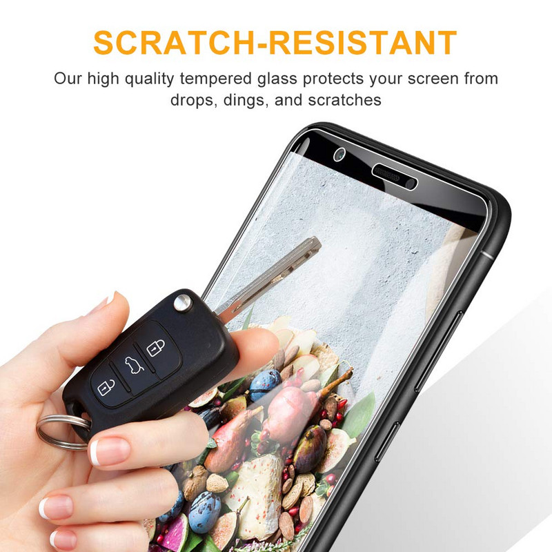 Пълен закален стъклен протектор за екран за смартфон Huawei P Smart Защитно стъкло