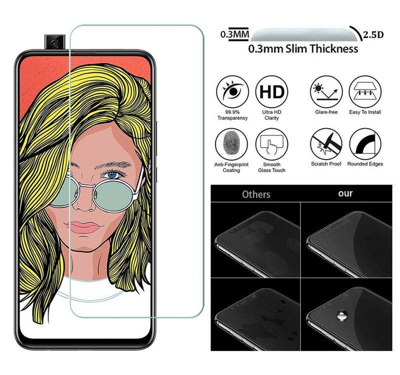 Προστασία οθόνης Full Tempered Glass για Huawei P Smart Z Security Glass Protection για Smartphone