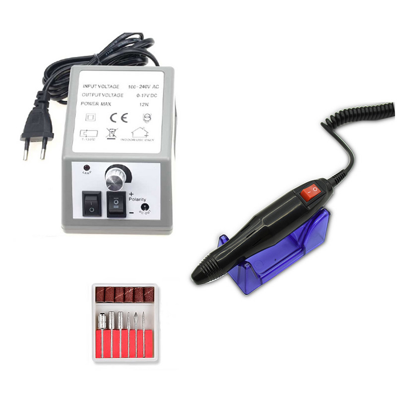 20000 RPM Professzionális elektromos körömfúró gép manikűr köröm pedikűrhöz készlet körömreszelő körömfúró szerszámok