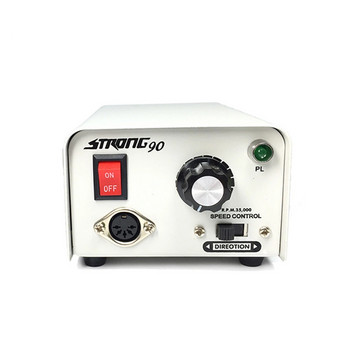 Strong 210 Marathon Power Box Control For Micromotor Handpiece 65W Μηχανή μανικιούρ πεντικιούρ Ηλεκτρικό τρυπάνι νυχιών Εξοπλισμός πεντάλ