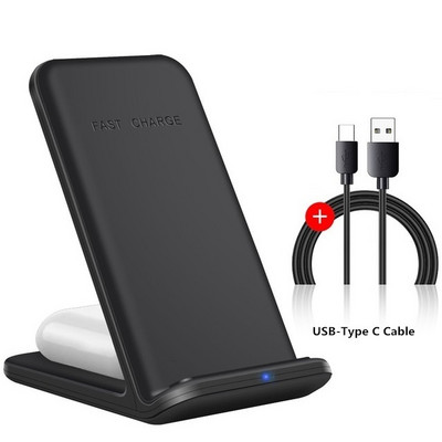 2 u 1 bežični punjač 15W indukcijska stanica za brzo punjenje za iPhone 14 13 12 11 Pro Max XR XS X 8 Airpods Pro Samsung S22