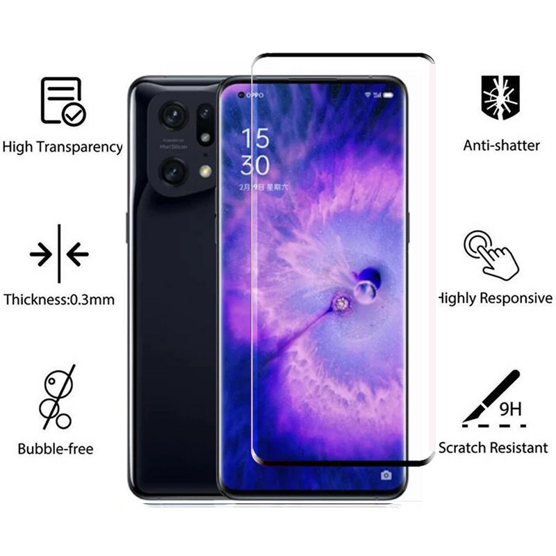 Για το Oppo Find X5 Pro Screen Protector πίσω κάμερας με φακό Full Tempered Glass Προστατευτικό φιλμ στο Oppo Find X5 lite X5 Pro Glass