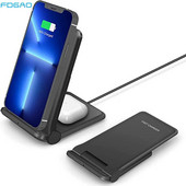 25 W kokkupandav 2-ühes juhtmevaba laadimisjaam Apple iPhone 14 13 12 11 8 X XS XR Airpods Pro kiirinduktsioonlaadimise alus