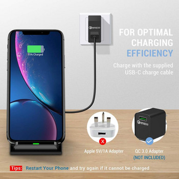 Βάση ασύρματης φόρτισης 20W για iPhone 8 X XS MAX XR 11 12 13 14 Pro Samsung S22 S21 S20 Βάση τηλεφώνου ταχείας φόρτισης Dock Station