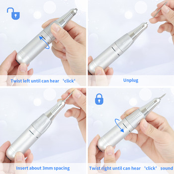 35000rpm Electric Nail Drill Machine Electric Nail File with Manicure Pedicure Mill Cutter for Professional Pedicure Nail Tools