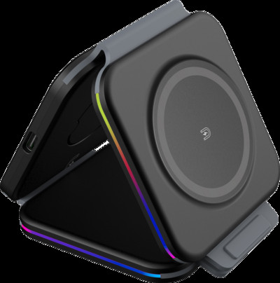 3 u 1 magnetski bežični punjač, sklopivi stalak za iPhone 14 13 12 Pro Max 11 Airpods iWatch 8 7 Dock Station za brzo punjenje