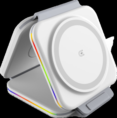 3 u 1 magnetski bežični punjač, sklopivi stalak za iPhone 14 13 12 Pro Max 11 Airpods iWatch 8 7 Dock Station za brzo punjenje