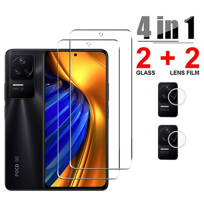 Sticlă securizată 6in1 pentru Xiaomi Poco F4 F3 Protector de ecran Film de protecție lentile camerei pe sticlă de protecție Poco F4 5G