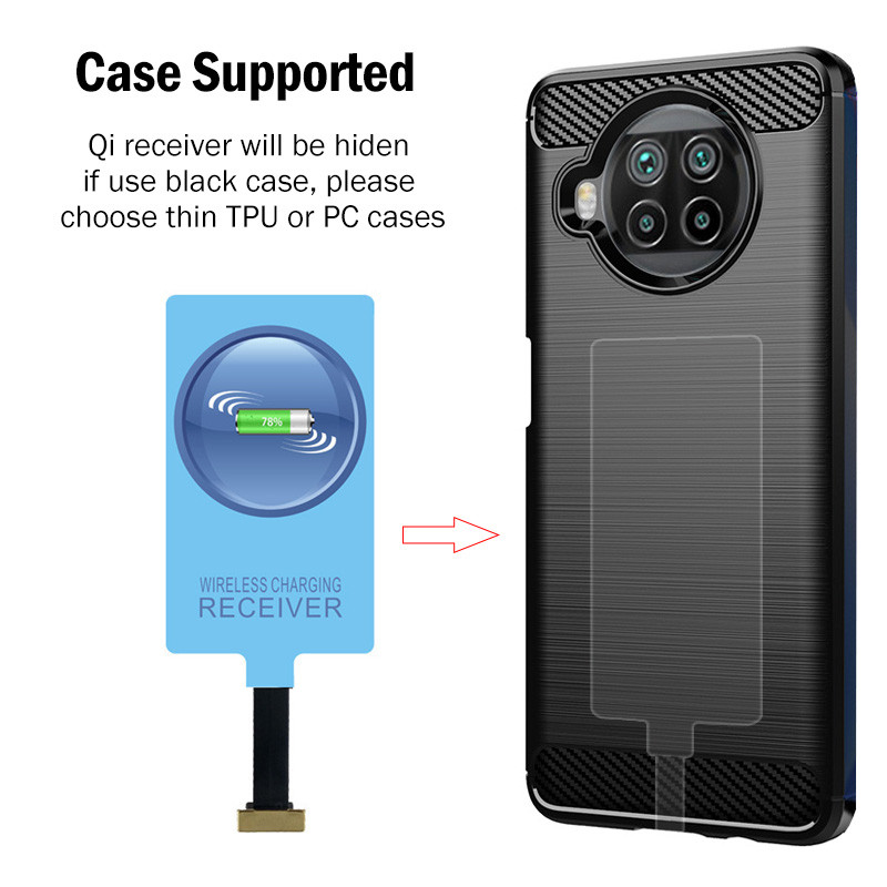 Qi bežični punjač i prijemnik za Samsung Galaxy A01 A02 A03 A04 A10 M01 M02 M10 A6 A7 2018 Micro USB adapter za bežično punjenje