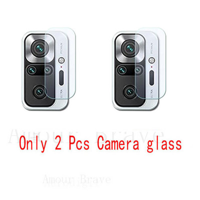 Γυαλί με σκληρυμένο φακό κάμερας 6 ιντσών για Xiaomi Redmi note 10s 10 4G Global Screen Protector Film σε γυαλί Redmi note 10 Pro